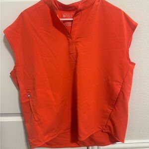 Figs Women's orange/ coral scrub set